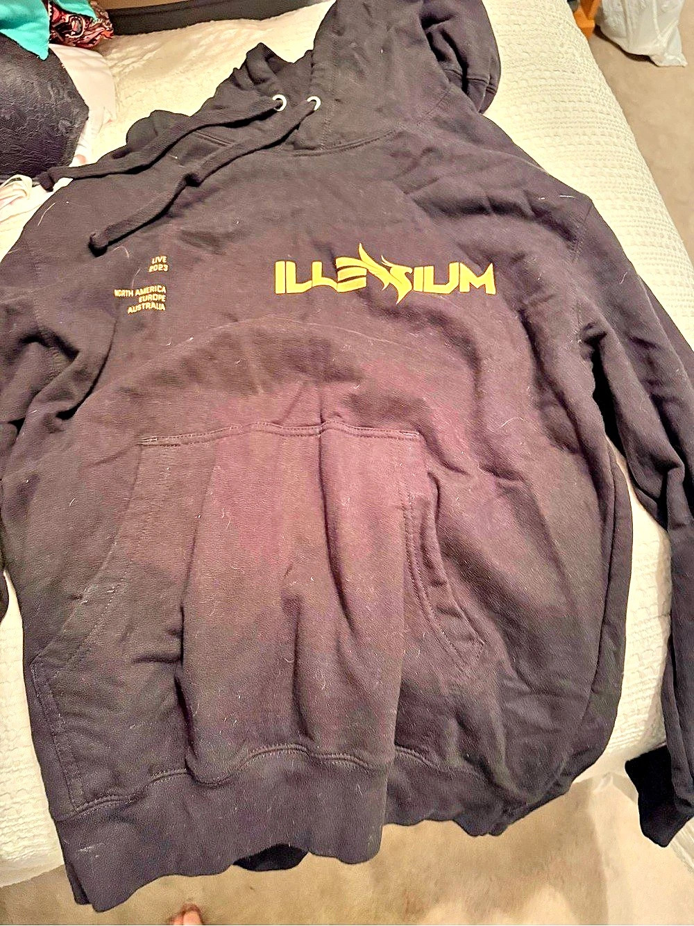 Illenium Live 2023 World Tour Hoodie Black